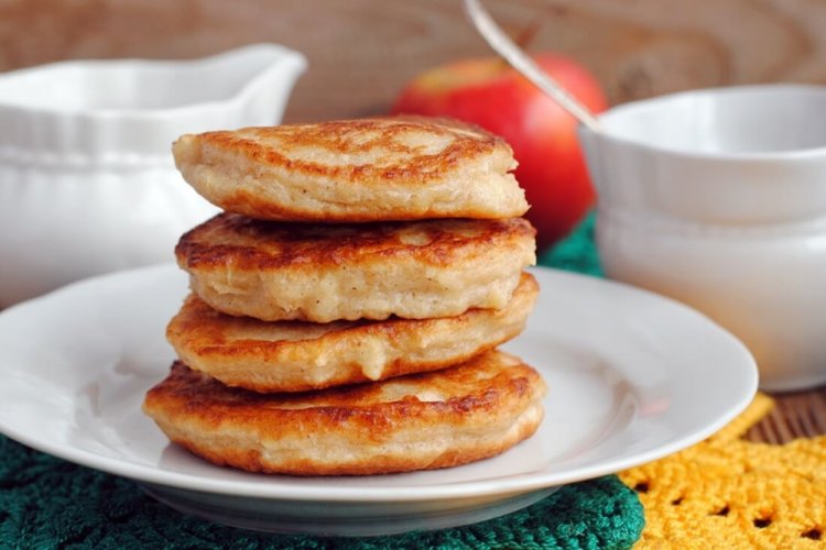 Hefepfannkuchen mit Haferflocken