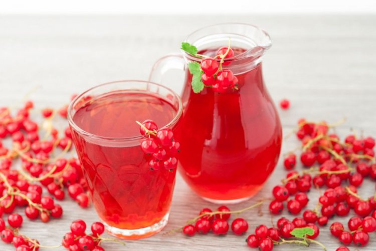 Compota de grosella roja con miel