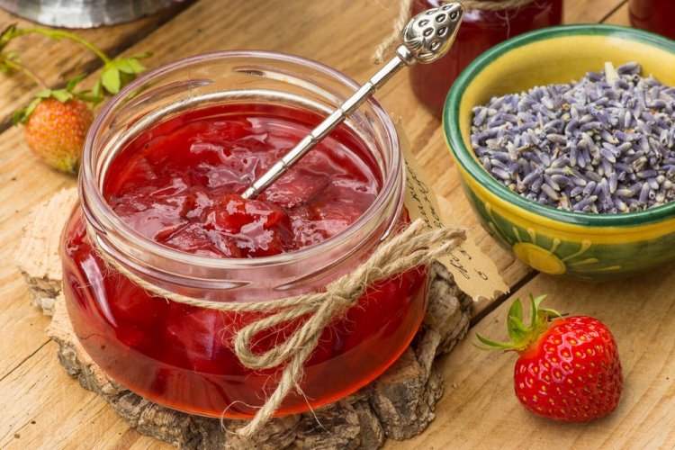 Strawberry Jam with Lavender