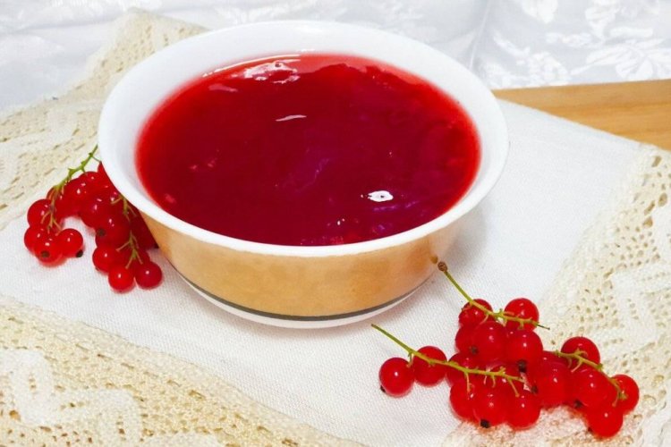 Redcurrant Jelly with Lemon Juice
