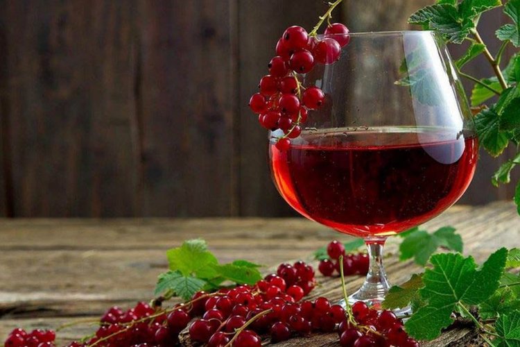Redcurrant Wine with Wine Yeast