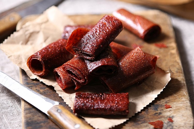 Pastila aus roten Johannisbeeren ohne Zucker