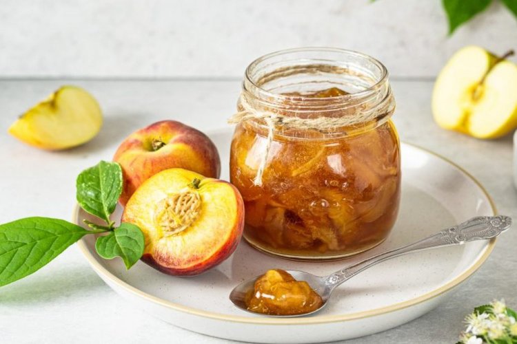 Mermelada de nectarina y manzana