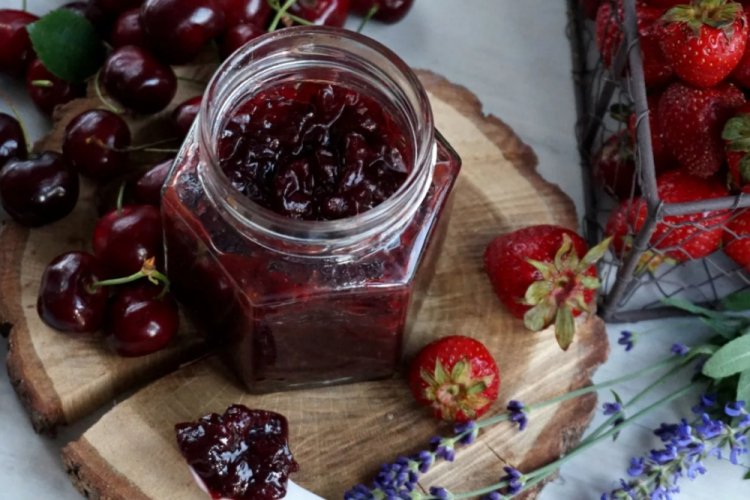 Cherry and Strawberry Jam