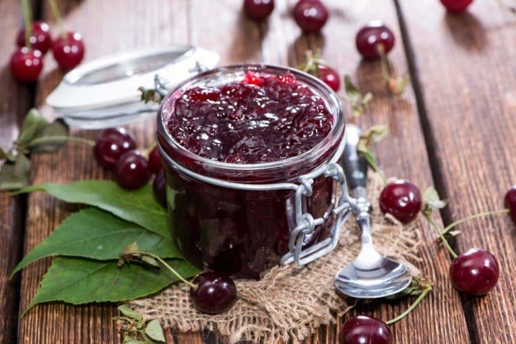 Cherry Jam Made with a Meat Grinder