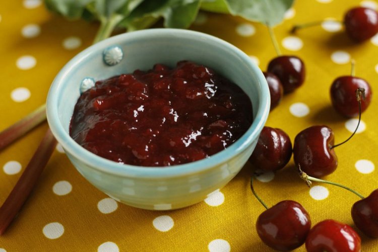Cherry Jam with Stevia Extract