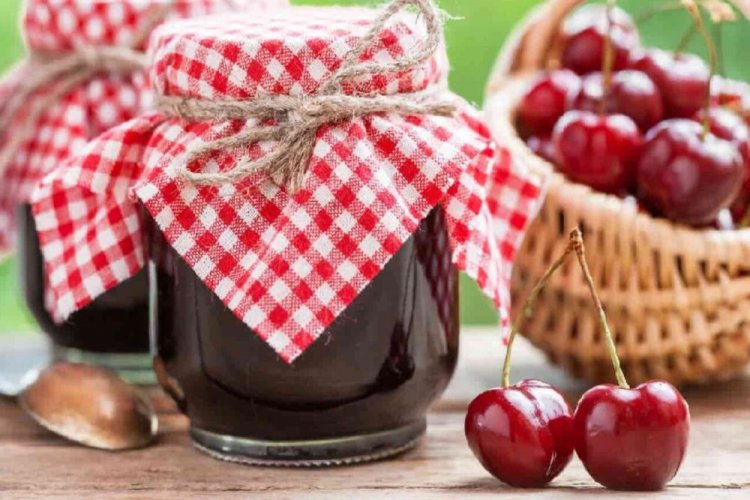Cherry Jam with Agar-Agar