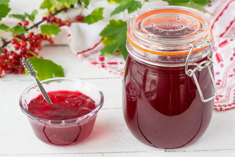 Salsa de grosella roja sin vinagre
