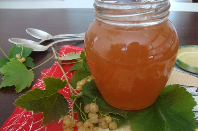 Gelee aus weißer Johannisbeere ohne Gelatine
