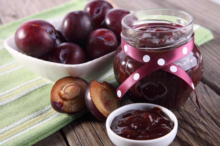 Cherry Five-Minute Jam with Plums