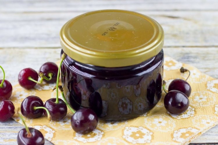 Cherry Five-Minute Jam with Pits