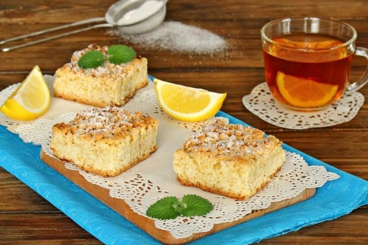 Pastel de Cuaresma con limón
