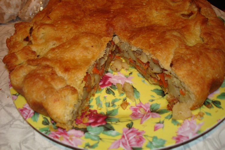 Pastel de Cuaresma con patatas