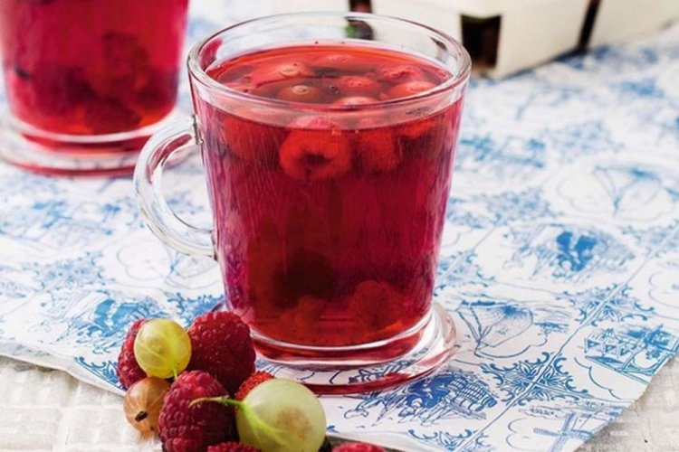 Raspberry and Gooseberry Compote