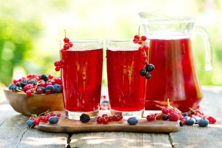 Raspberry, Currant, and Blueberry Compote