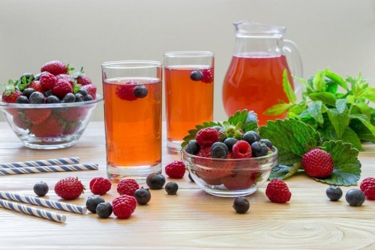 Raspberry, Strawberry, and Blueberry Compote