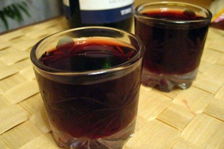 Bird Cherry Compote with Vinegar for Winter