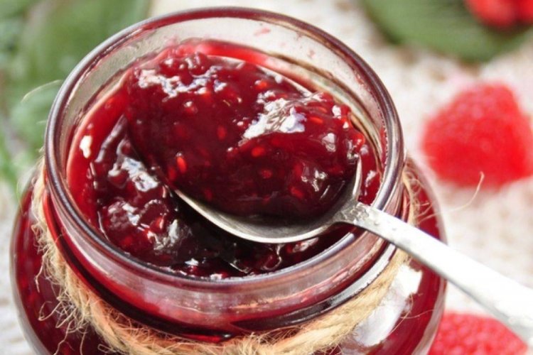 Gelatina de frambuesa con pectina