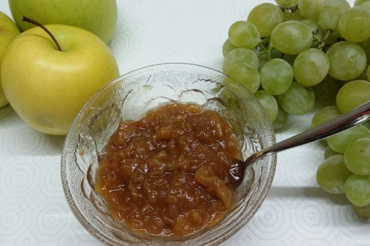 Trauben-Apfel-Marmelade für den Winter
