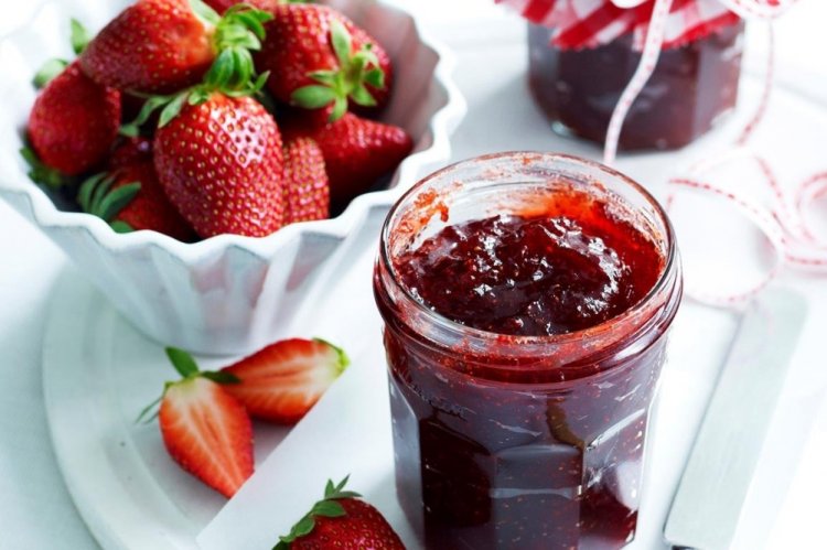 Mermelada de ciruela y fresa