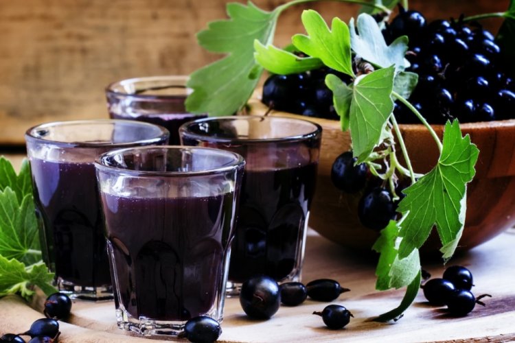 Blackcurrant Mors with Lemon