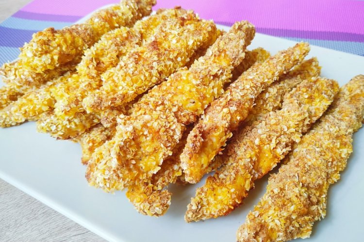 Chicken Strips in Protein Breading