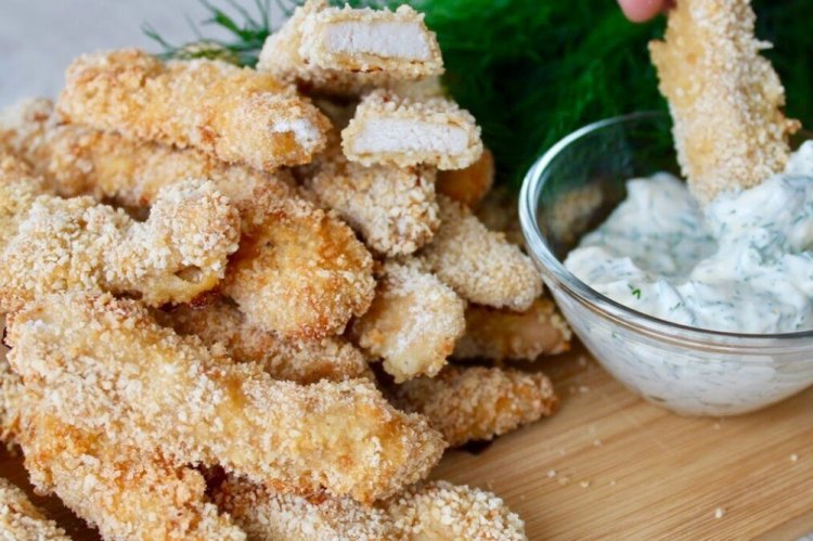 Cracker-Crusted Chicken Strips