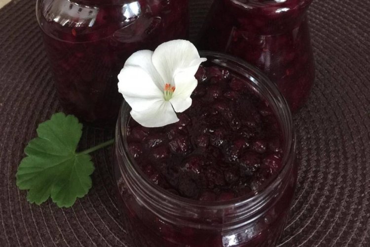 Saskatoon Berry Jam with Honey