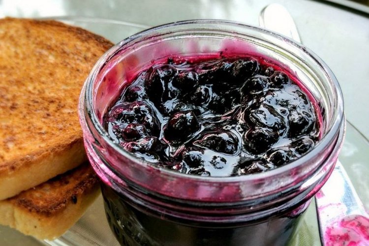 Saskatoon Berry Jam without Sugar