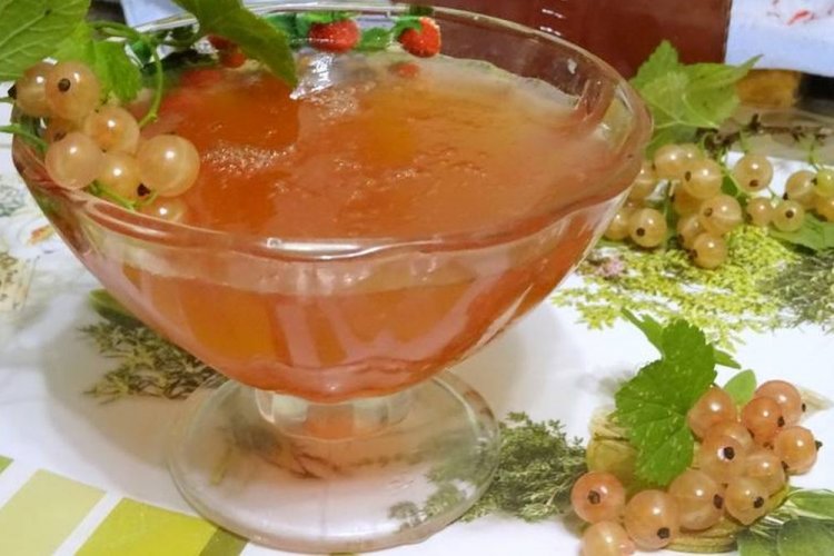 White Currant Jelly with Agar-Agar