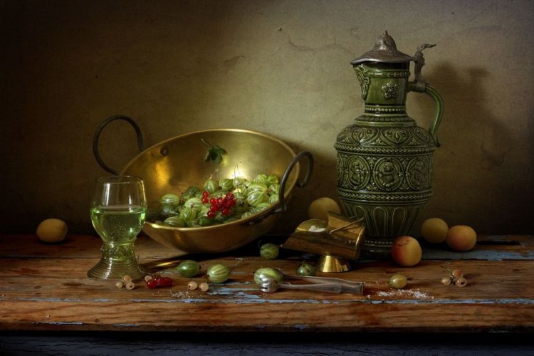 Wine from Gooseberries, Apricots, and Currants