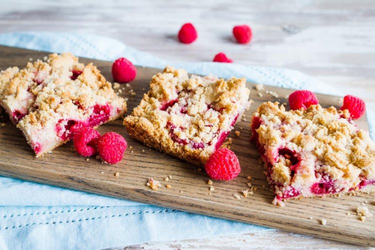 Raspberry Charlotte with Coconut Topping