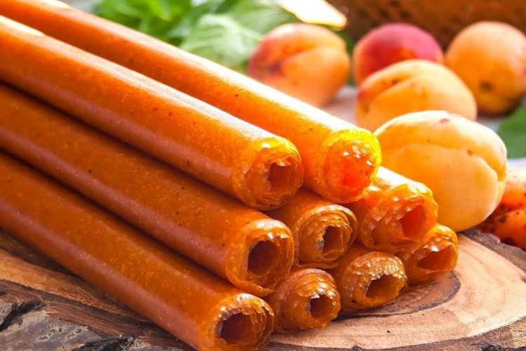 Apricot Fruit Leather in the Oven