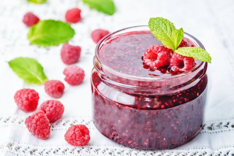 Himbeermarmelade mit Agar-Agar