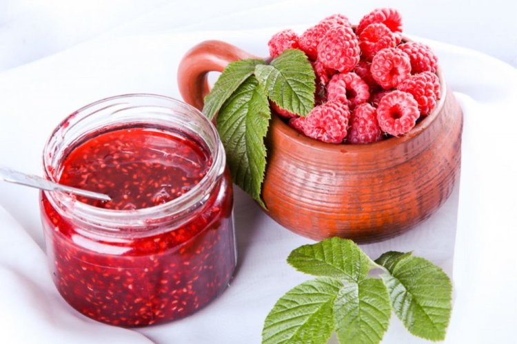 Himbeermarmelade mit Gelatine