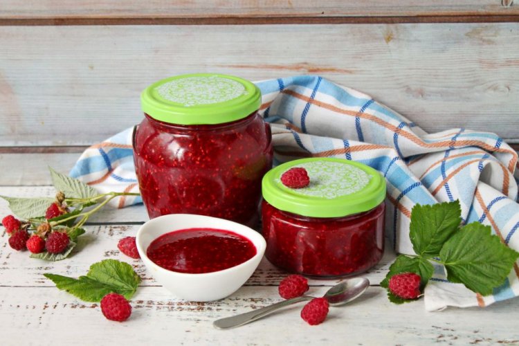 Himbeermarmelade mit Stevia-Extrakt