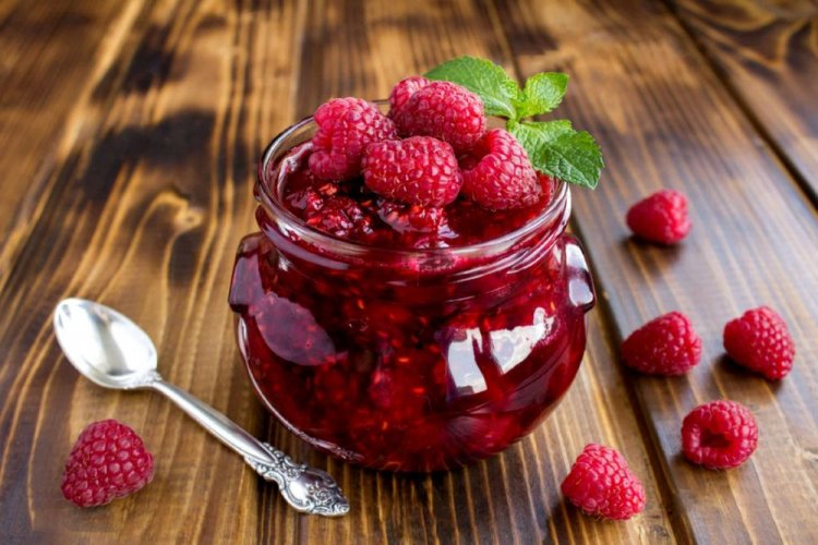 Himbeermarmelade mit Agar-Agar