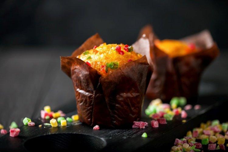 Vegane Muffins mit Fruchtsaft