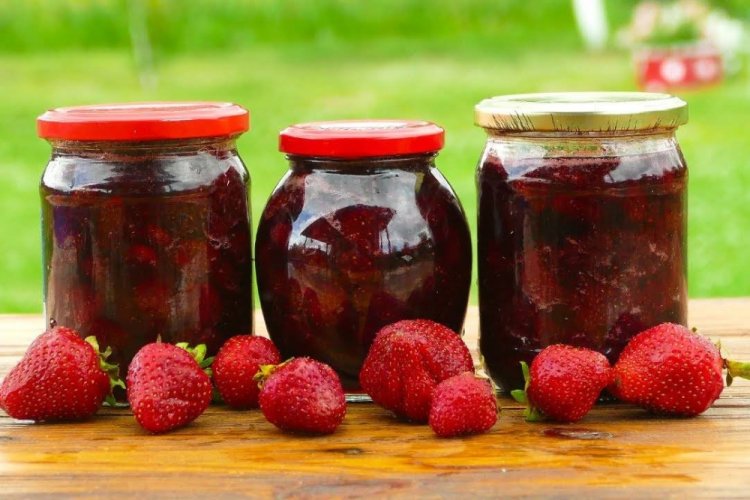 Confitura de fresa con pectina