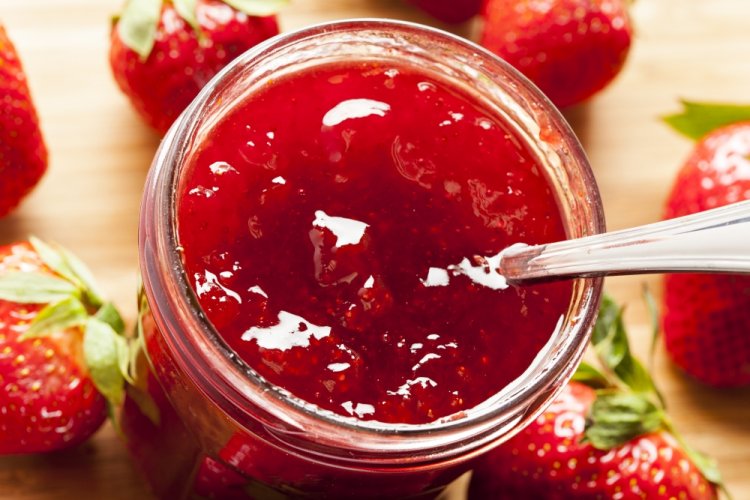 Erdbeergelee mit Gelfix
