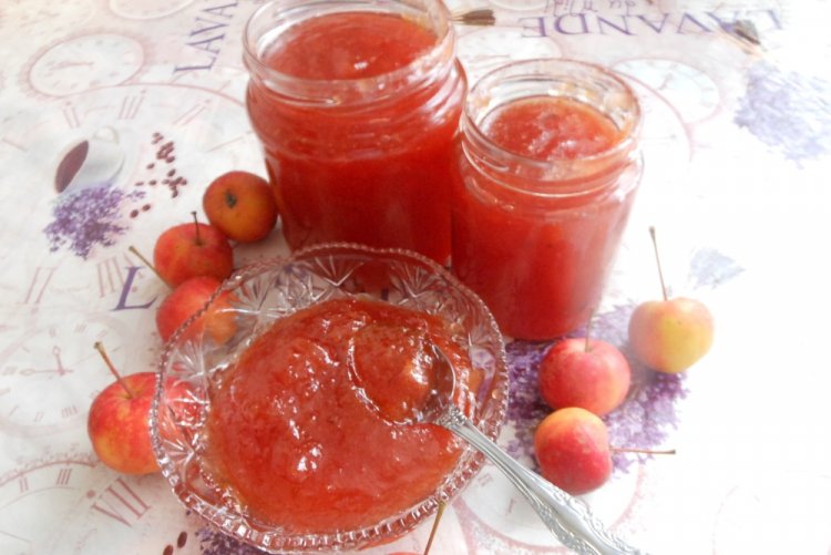 Ranetka-Marmelade mit Gelatine