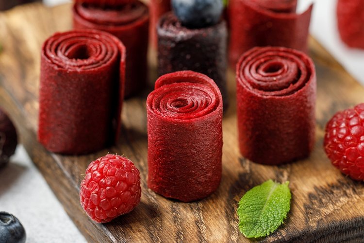 Apple and Berry Fruit Leather in the Oven