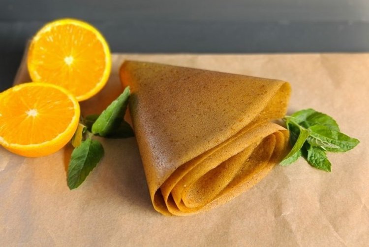 Melon and Orange Fruit Leather