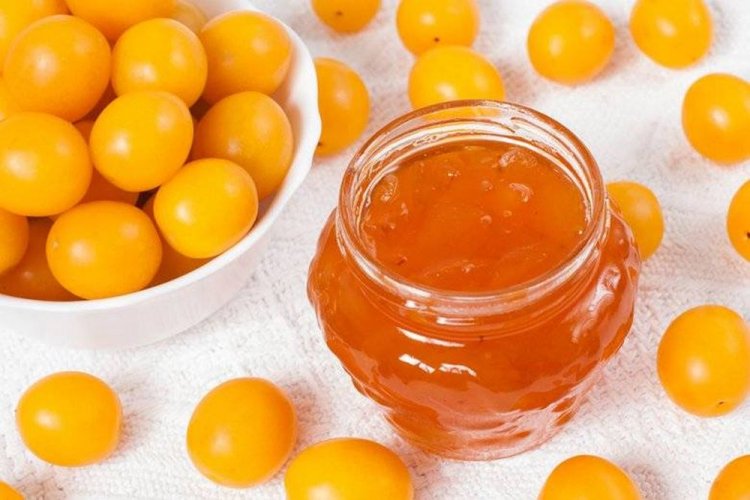 Mermelada de ciruela cereza ámbar