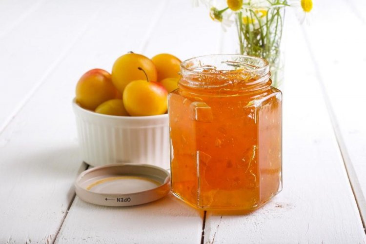 Mermelada de ciruela cereza con agar-agar