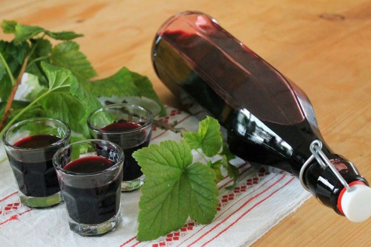 Johannisbeerlikör mit Alkohol