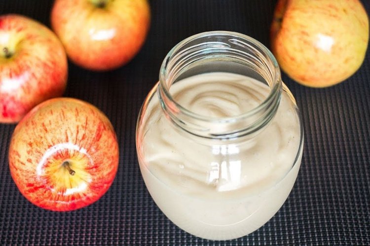 Apple Mayonnaise without Eggs and Milk