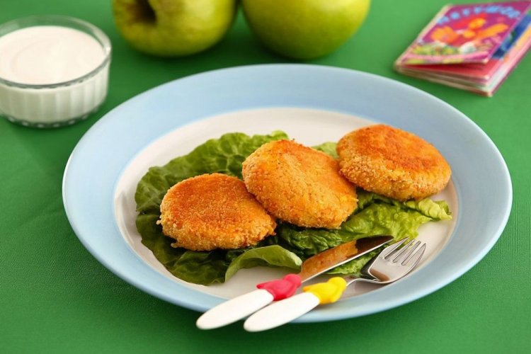 Karotten-Apfel-Frikadellen