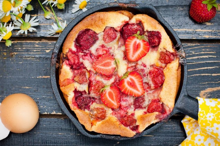 Clafoutis de fresa