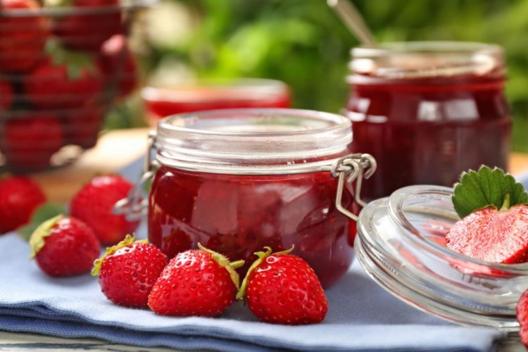 Erdbeer-Fünf-Minuten-Marmelade mit Agar-Agar